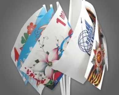 фото Флажки бумажные