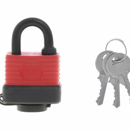 Фото №0 Замок навесной всепогодный, 50 мм MATRIX 91824