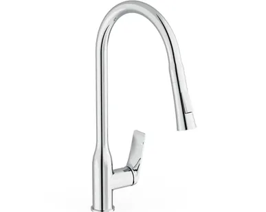 фото Смеситель для кухни с выдвижной лейкой TOKITO