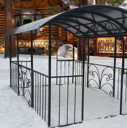Фото №0 Беседка для дачи из металла