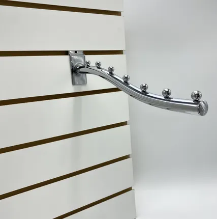 Фото №0 Кронштейн на экономпанель 7 шариков, диаметр 19мм, длина 380мм, хром