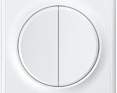 фото Выключатель 2-кл. СП Florence 10А IP20 механизм бел. 1E31501300 OneKeyElectro 2172776