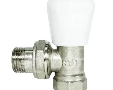 фото Клапан регулирующий угловой латунный STI 1/2"