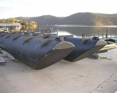 фото Стальные понтоны