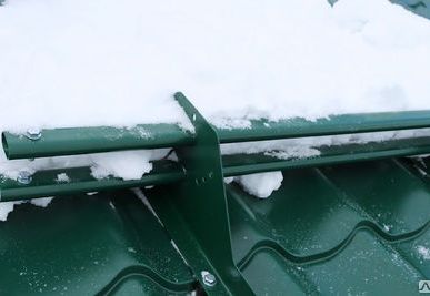 фото Снегозадержатель трубчатый