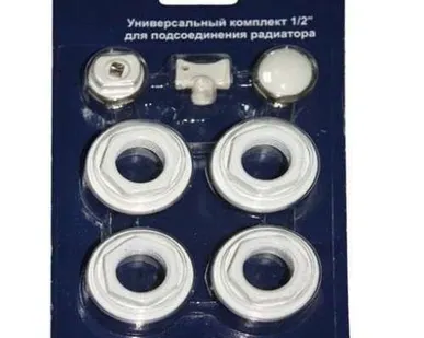 фото Монтажный комплект к радиатору 1/2" без кронштейна Lammin