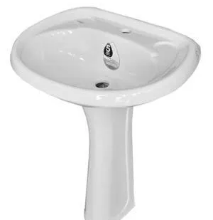 фото Умывальник с пьед Салют 1/отв 2/вел б/к с перел Лобня