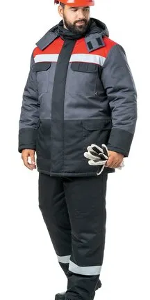 Фото №0 Куртка мужская зимняя «Молоток» серая