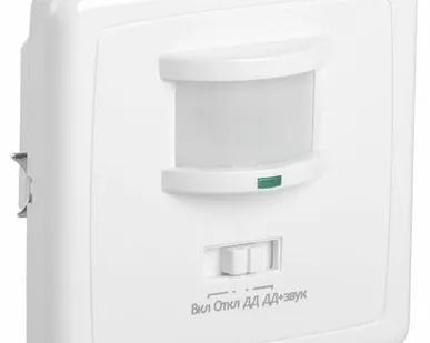 фото Датчик движения белый, макс. нагрузка 500Вт, угол обз...