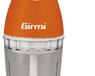 фото Кухонный мини чоппер - измельчитель электрический для продуктов Girmi TR01 chopper, оранжевый в Москве