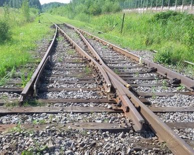 фото Демонтаж железнодорожных путей