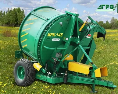 фото Измельчитель грубых кормов в рулонах ИРК-145 для МТЗ-82 и других 1,4 т.с.