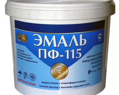 фото Эмаль ПФ-115 белая