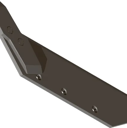 Фото №0 Лемех с долотом (правый) РЗЗ.00.680-01 для плугов оборотных KUHN Multi-Master 123 T, Multi-Master 153 T