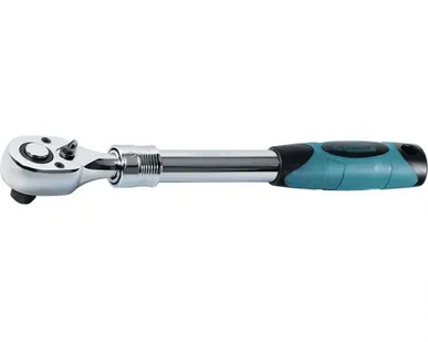 фото Ключ телескопический трещоточный 1/2" 305-445мм CrV Gross