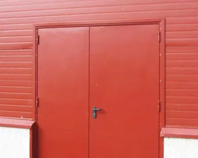 фото Ворота металлические утепленные противопожарные EIS60