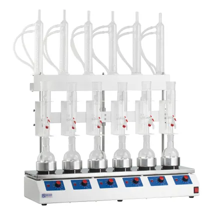 Фото №0 Установка Beger FAT 6 (6 мест) для определения жира методом Сокслета, арт. 41410600