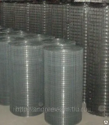 Фото №0 Сетка сварная 25*12,5*1,6 оцинкованная в рулоне