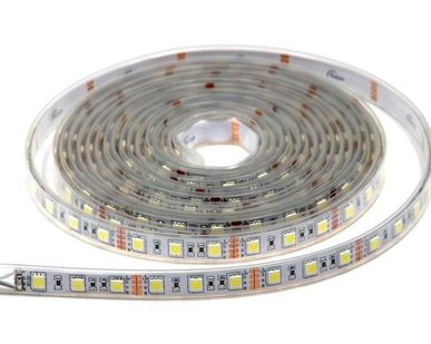 фото Лента светодиодная LED 60шт диодов/м, 4.8Вт/м 12В 6000К IP65 (упак. 5м)