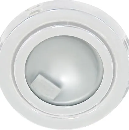 Фото №0 Светильник встраиваемый G4 DL3А белый полуврезной мебельный Feron