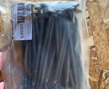 фото Гвозди шиферные 5х120