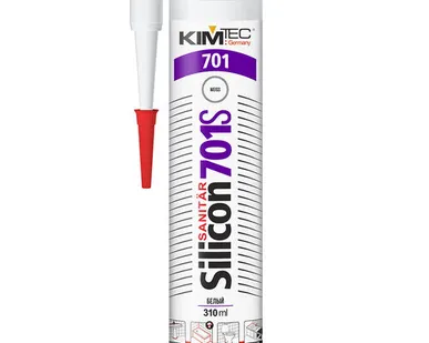 фото KIM TEC 701S Герметик силикон. санитар.белый 280мл (02-01-51)