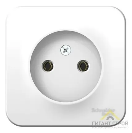 Фото №0 Розетка 1-м ОП BLANСA 16A б/заземл. бел. SchE BLNRA000111