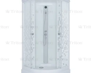 фото Triton Стандарт Мозаика Душевой бокс 90*90*215 А ДН4