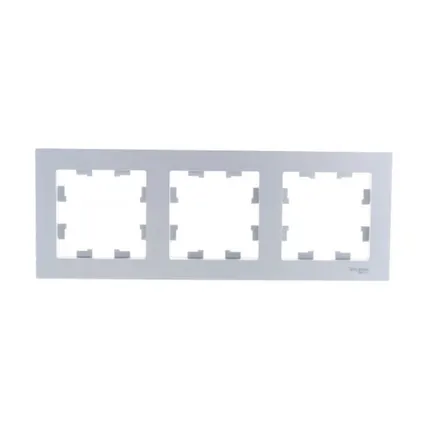 Фото №0 Schneider Electric Рамка 3-м AtlasDesign универс.алюм. ATN000303 Schneider Electric