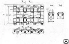 фото Цепь пластинчатая В-620мм Т 67.35.000М2СБ