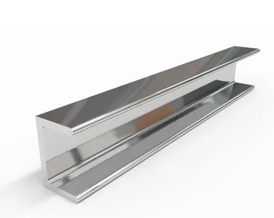 фото Швеллер нержавеющий горячекатаный 160х80х8х8 AISI304 L=6-6,2 м