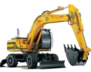 фото Колесный полноповоротный экскаватор