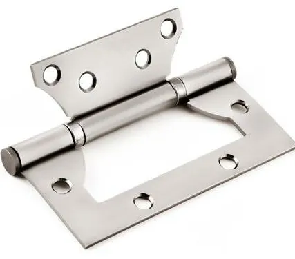 Фото №0 Петля накладная (без врезки) 100х75х2,5 Никель Матовый