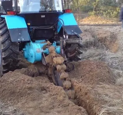 Фото №0 Сдам в аренду траншеекопател (бара) на базе МТЗ 82.1 Беларус, 1,6 метра