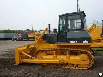 Фото №0 Бульдозер SHANTUI SD13 (двигатель КНР-США)+ рыхлитель,вес 14,9тн