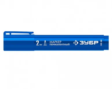фото Маркер перманентный ЗУБР МП-300 синий