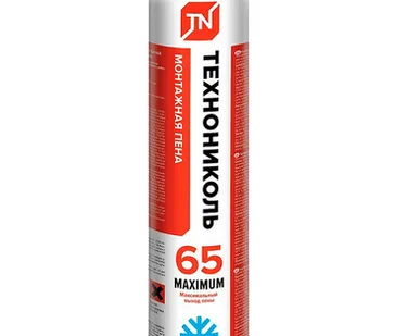 фото Пена монтажная ТЕХНОНИКОЛЬ 65 MAXIMUM всесезонная