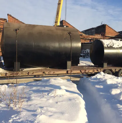 Фото №2 Резервуар стальной горизонтальный (РГСН, РГСП) 50м3