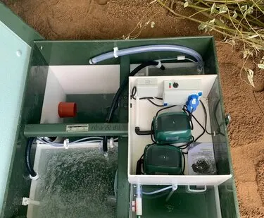 фото Бетонный септик из колец