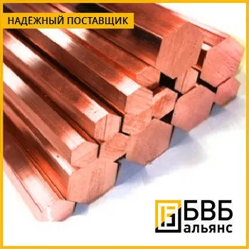 Фото №0 Шестигранник медный М2