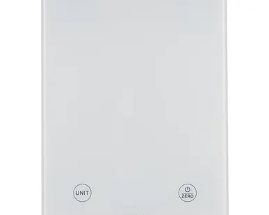 фото Весы кухонные Leran eks marble line white