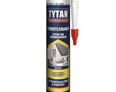 фото Tytan Professional Герметик силиконовый универсальный белый 280мл