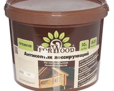 фото Антисептик, 3 кг БЕЛЫЙ. FORWOOD