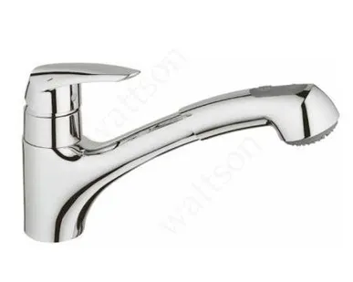 фото Смеситель GROHE Eurodisc 32257001 однорычажный для раковины, выдвижной изли