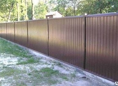 фото Заборы из профлиста