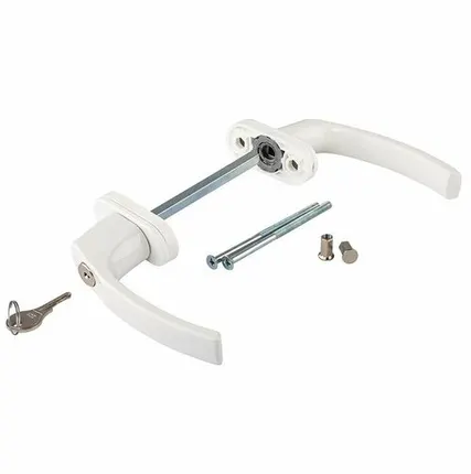 Фото №0 Гарнитур балконный Internika серии NEPTUN, с ключом, белый