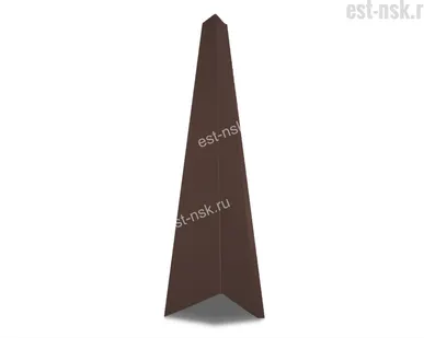 фото Планка торцевая 95х120х2000 RAL 8017