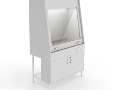 фото Вытяжной шкаф со столешницей из керамогранитной плитки Теолаб ШВ-900 КГ