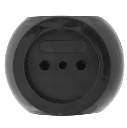 Фото №4 Тройник электрический "Шар" 220В 6А черн. REXANT 11-1063-1