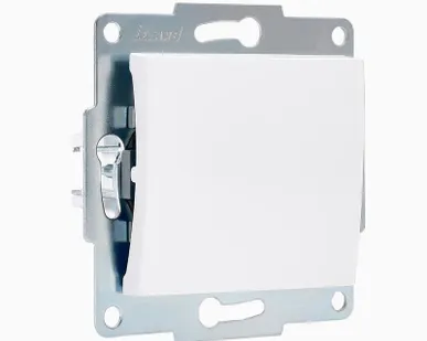 фото Механизм выключателя 1-кл. 1п СП Karina 10А IP20 бел. LEZARD 707-0288-100